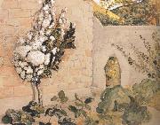 Samuel Palmer Pear Tree in a Walled Garden painting